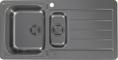 Фото товара: ALVEUS LINE MONARCH 10 ANTHRACITE, мойка, нерж.сталь, антрацит (в компл. с выпуском без сифона)