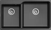 Фото товара: Rivelato AXEL X-90D nero, мойка, гранит, черный