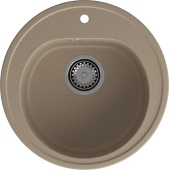 Фото товара: GranFest RONDO GF-R-510, мойка, мрамор, песочный