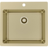 Фото товара: ALVEUS PURE MONARCH 70 new GOLD FS, мойка, нержавеющая сталь (с выпуском без сифона)