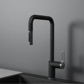 Фото товара: GRANULA 8173 смеситель, гранит, черный