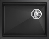 Фото товара: Rivelato LINO LN-554-R nero, мойка, гранит, черный