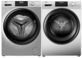 Фото товара: Haier стирка HW90-BP14929BS + сушка HD90-A2929BS + соед.эл CKS-1