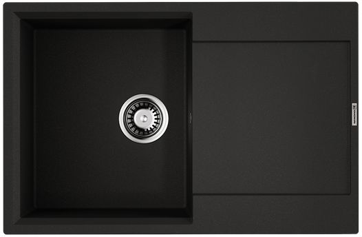 Фото товара: Omoikiri Daisen 78T-BL, мойка, гранит, черный