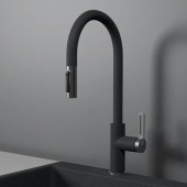 Фото товара: GRANULA 8168 смеситель, гранит, графит