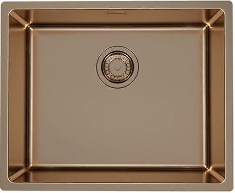 Фото товара: ALVEUS KOMBINO 50 MONARCH COPPER SAT-90, мойка, нержавеющая сталь, медь
