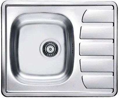 Фото товара: ALVEUS ZOOM 10 NAT-90, мойка, нержавеющая сталь
