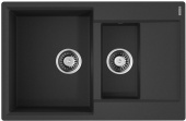 Фото товара: Omoikiri Daisen 78-2T-BL, мойка, гранит, черный