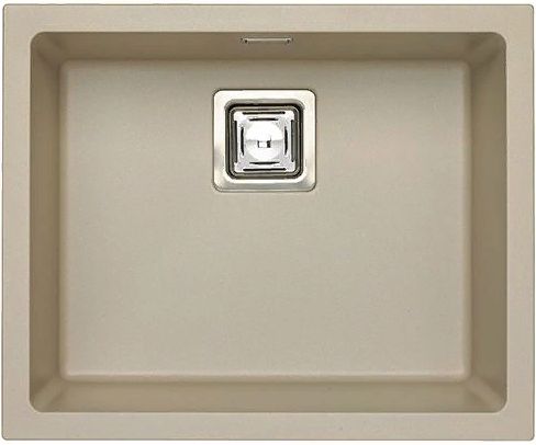 Фото товара: ALVEUS QUADRIX 50 GRANITAL+ PEBBLE-G02M, мойка, гранит, светло-бежевый (в компл. с сифоном 1133398)