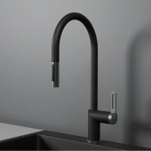 Фото товара: GRANULA 8172 смеситель, гранит, черный