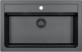 Фото товара: ALVEUS GRANITAL ATROX 40 CARBON - G91, мойка, гранит, черный (в комплекте с сифоном 1148149)