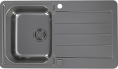 Фото товара: ALVEUS LINE MONARCH 20 ANTHRACITE, мойка, нерж.сталь, антрацит (в компл. с выпуском без сифона)