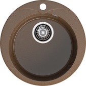Фото товара: GranFest RONDO GF-R-480, мойка, мрамор, терракот