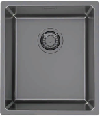 Фото товара: ALVEUS KOMBINO 20 MONARCH ANTHRACITE SA, мойка, нерж. сталь, антрацит (в компл. с выпуском без сиф.)