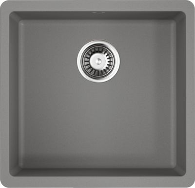 Фото товара: Omoikiri Kata 44-U-GR, мойка, гранит, leningrad grey