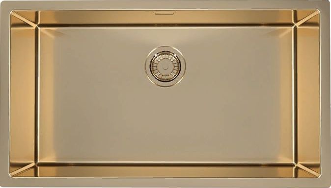 Фото товара: ALVEUS QUADRIX MONARCH 60 BRONZE, мойка, нержавеющая сталь, бронза