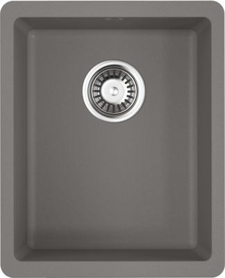 Фото товара: Omoikiri Kata 34-U-GR, мойка, гранит, leningrad grey