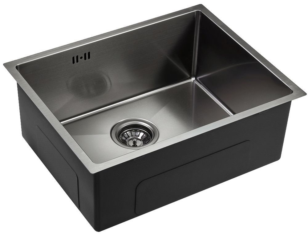 Фото товара: Emar EMB-123 PVD Nano Dark, мойка, нержавеющая сталь, вороненая сталь