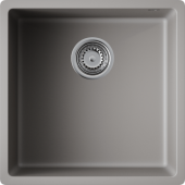 Фото товара: Omoikiri Bosen 44-U-GR, мойка, гранит, leningrad grey