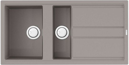 Фото товара: Omoikiri Kitagawa 100-2-GR, мойка, керамика, leningrad grey