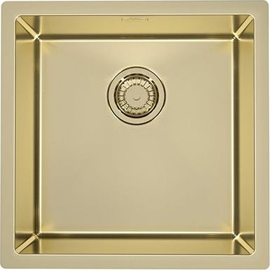 Фото товара: ALVEUS QUADRIX MONARCH 30 GOLD, мойка, нержавеющая сталь, золото