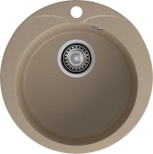 Фото товара: GranFest RONDO GF-R-480, мойка, мрамор, песочный