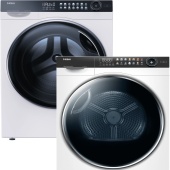 Фото товара: Haier стирка HW100-BD14378 + сушка HD100-A2378 + соед.эл CK-1
