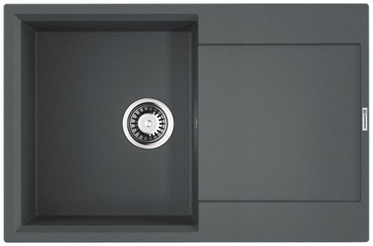Фото товара: Omoikiri Daisen 78T-GR, мойка, гранит, leningrad grey