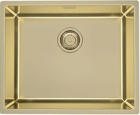Фото товара: ALVEUS KOMBINO 50 MONARCH GOLD SAT-90, мойка, нержавеющая сталь, золото