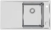 Фото товара: ALVEUS STRICTO 10R new KMB, мойка, нержавеющая сталь, правая (в комплекте с сифоном 1148858)