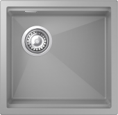 Фото товара: Rivelato LINO LN-454-L grigio metallizz, мойка, гранит, серый металлик