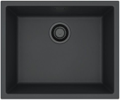 Фото товара: ALVEUS OMNI 30 GRANITAL DEEP BLACK-G90 BE, мойка, гранит, черный матовый (в комп. с сифоном 1148151)