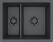 Фото товара: ALVEUS OMNI 50 GRANITAL DEEP BLACK-G90 BE, мойка, гранит, черный матовый (в комп. с сифоном 1149000)