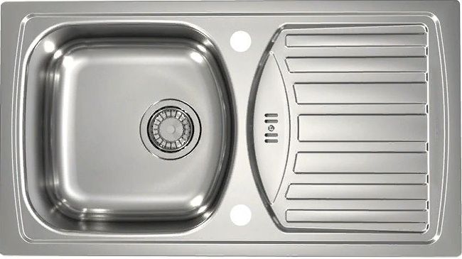 Фото товара: ALVEUS BASIC 150 NAT-90, мойка, нержавеющая сталь