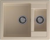 Фото товара: GranFest QUADRO GF-Q-610 K, мойка, мрамор, кашемир