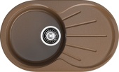 Фото товара: GranFest RONDO GF-R-750 L, мойка, мрамор, терракот