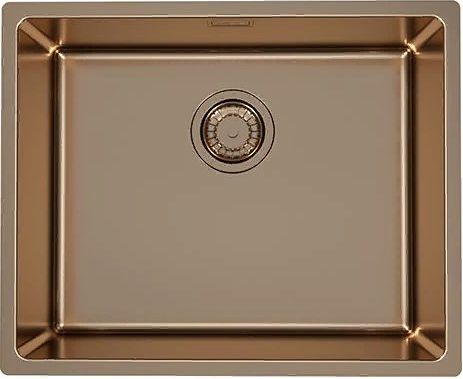 Фото товара: ALVEUS KOMBINO 50 MONARCH COPPER SAT-90, мойка, нержавеющая сталь, медь