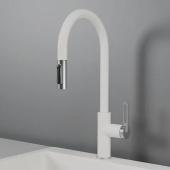 Фото товара: GRANULA 8168 смеситель, гранит, арктик (белый)