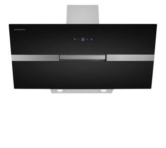 Детальное фото товара: Maunfeld MERSEY 90 нержавеющая сталь/черное стекло