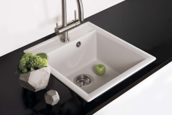 Детальное фото товара: Omoikiri Daisen 46-BL, мойка, гранит, черный