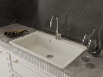 Детальное фото товара: Rivelato GARDA 1923502 BS, смеситель, нержавеющая сталь
