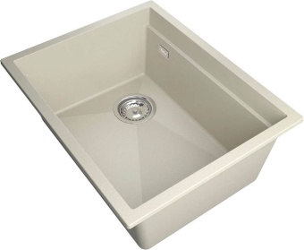 Детальное фото товара: Rivelato LINO LN-554-L beige scuro, мойка, гранит, тёмно-бежевый