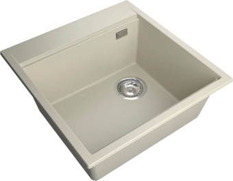 Детальное фото товара: Rivelato TESORO TR-505-R beige scuro, мойка, гранит, тёмно-бежевый