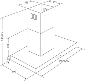 Детальное фото товара: AKPO WK-9 Isla Feniks glass 90, черное стекло