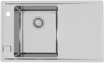 Детальное фото товара: ALVEUS STRICTO 10L new KMB, мойка, нержавеющая сталь, левая (в комплекте с сифоном 1148858)