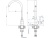 Детальное фото товара: GranFest GF-Z-5410, смеситель, гранит, серый