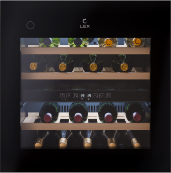 Детальное фото товара: LEX LWD6036BL dual zone PP