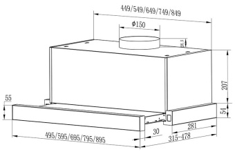 Детальное фото товара: Franke TOUCH 50 BK