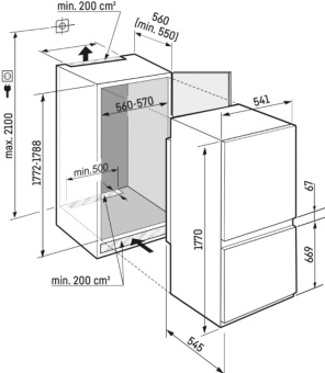 Детальное фото товара: Liebherr ICNSe 5103-22 001 Pure NoFrost EasyFresh