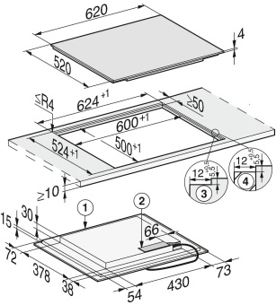 Детальное фото товара: Miele KM 7466 FL 125 Edition